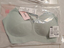 都市丽人内衣小胸显大聚拢防下垂收副乳提胸上托性感软支撑无痕薄款文胸 松石绿 L 【建议体重105-120斤】 实拍图