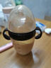 世喜奶瓶6个月以上宝宝仿母乳硅胶断奶大棕瓶240ml带重力球手柄 实拍图