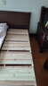 金柏栎【升级床板】实木床新中式双人床胡桃色木床简约主卧室家用单人床 胡桃木色单床 1.5*2米【升级床板】 实拍图