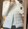 雪中飞羽绒内胆女轻薄羽绒服女短款新款内搭外穿修身 白色 L (165) 实拍图