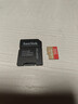 闪迪（SanDisk）128GB TF(MicroSD)内存卡 4K极速金卡A2 V30 U3行车记录仪 运动相机无人机 监控存储卡 读190MB/s 实拍图