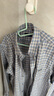 杉杉（FIRS）纯棉磨毛长袖衬衫男 中年爸爸装全棉格子衬衣男 1246-2 43  实拍图