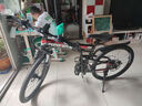 永久26英寸24速前后软尾减震折叠山地车男女成人学生儿童越野单车灰色 实拍图