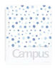 国誉(KOKUYO)A5活页笔记本子水彩絮语Campus紧凑型活页本内含40张横线活页纸 蓝色 WSG-RUDP12B 实拍图