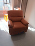 芝华仕（CHEERS）头等舱布单椅布艺沙发单人沙发舒适代表作9780电动橙【京仓闪发】 实拍图