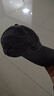 啄木鸟破洞棒球帽子男女通用斜纹棉鸭舌帽显脸小加大加宽帽檐软顶遮阳帽 灰色 均码 帽围可调(头围55-60cm) 实拍图