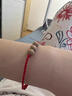 BJYL真桃木手链女款红绳儿童宝宝婴儿压惊护身符平安脚链男上岸本命年 桃木款【平安红-脚绳】 实拍图