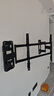 骏敖内嵌双臂伸缩电视机支架壁挂可伸缩旋转挂架85-120英寸通用适用小米海信创维TCL挂墙专用支架 实拍图