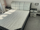 香丽华庭 皮床现代北欧大小户型双人床简约婚床实木软体床卧室家具 床+压缩卷包独立袋乳胶垫 1.8米*2米抽屉气压结构款 实拍图