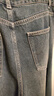 森马（Semir）森柔牛仔|牛仔裤女抓毛拖地裤显腿直2024冬季阔腿裤109724124001 实拍图