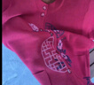 俞兆林中老年女装绣花毛衣加绒开衫奶奶针织外套老人衣服 Y244U4010 实拍图