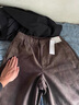 优衣库合作款/男装女装灯芯绒工装裤/休闲裤裤子25秋冬新款479822 36 褐色 XL /180/96B 实拍图