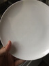 瓷侠客骨瓷西餐餐盘浅盘纯白家用碟子陶瓷酒店摆台餐具意面大盘子月光盘 6英寸骨碟(4个装) 15.4cm 实拍图