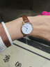 丹尼尔惠灵顿（DanielWellington）DW手表女 简约时尚欧美腕表瑞典石英手表 生日礼物送女友 金色边白盘DW00100228 实拍图