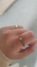 【限时福利】碧玺串珠松紧可调节戒指铜钱碎银子小珠子食指戒指环 彩色 5克 铜钱碧玺戒指 实拍图