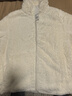 优衣库女装男装长绒摇粒绒拉链茄克/长袖外套夹克470137 459794 470137/01乳白色 2XL 实拍图
