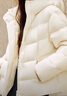 森马（Semir）羽绒服女90绒子短款轻暖三防可爱花苞帽2025冬新款立体防风外套 【正肩显瘦廓形】奶白10501 M 实拍图