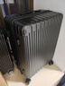爱华仕行李箱男拉杆箱女大容量旅行箱轻便万向飞机轮24英寸密码箱骑士黑 实拍图