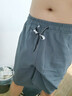 稻草人（MEXICAN）短裤男夏季男士时尚纯色百搭五分裤男装休闲运动沙滩裤 灰色. XL 实拍图