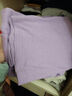 顶瓜瓜顶呱呱秋衣秋裤女纯棉抗菌情侣圆领薄款保暖内衣套装女萱草紫165 实拍图