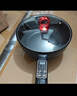 牧利派电炒锅炒菜电煮锅电火锅多功能家用电热锅多用途锅不粘锅一锅多用蒸煮煎炒一体锅小家电料理锅插电 雅黑色-电炒锅不粘锅 带木铲【配加长电线】 特厚款3.5升 智能款-无蒸笼 1-3人 实拍图