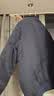 马登工装美式复古MA1飞行员夹克男冬夹棉棒球服外套男士加厚棉袄上衣 深蓝色 【袄男款冬季/飞行夹克棉服/军棉袄/厚外套】 L 实拍图