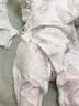 戴维贝拉（DAVE＆BELLA）秋季家居服宝宝睡衣婴儿衣服新生儿连体衣和尚服春秋0-3-6-12个月 小兔印花【DB3237932】 66cm cm（建议身高59-66cm） 实拍图