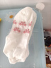 【甜美百搭】白色袜子洛丽塔短袜泡泡口立体提花袜棉袜 【颜色随机】 2双 均码 实拍图