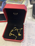周大福星河手链星星足金黄金手链计价(工费420)15cm 约3.65g EOF1869 实拍图