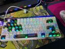 狼蛛（AULA）HERO 84HE磁轴键盘RT电竞游戏75配列客制化机械有线RGB霓虹灯箱五层填充网页驱动无畏契约8K回报率 白色等高线【黑皇磁轴】-FR4沉金定位板 实拍图