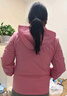 骆驼（CAMEL）薄绒风衣女户外防泼水修身梭织外套 J23CAYL6066 极光粉 XL 实拍图