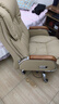 凯联（KAILIAN）真皮老板椅可躺牛皮大班椅子商务电脑椅书房家用舒适久坐办公座椅 卡其色+搁脚 纳帕皮 实拍图