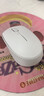 罗技（Logitech）M172鼠标 无线鼠标 办公鼠标 左右手适用 双侧防滑纹理 带无线2.4G接收器 珍珠白 实拍图