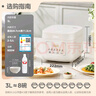 美的（Midea）低糖电饭煲电饭锅0涂层3升2-3人无涂层316L不锈钢内胆一键柴火饭微压家用多功能MB-3E91LS 实拍图
