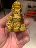 缤越黄铜貔貅摆件公母铜貔貅一对中号水晶聚宝盆套装客厅办公室装饰品 实拍图