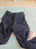 优衣库女装针织廓形长裤/弯刀镰刀裤子25秋冬新款483722 483722/69藏青色 2XL 实拍图