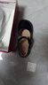 芭比儿童皮鞋单里亮面黑皮鞋女孩乐福鞋女童小皮鞋DA6057 黑色 33码 实拍图
