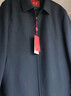 红都夹克男春秋中老年大码夹克衫爸爸装上班开会正装商务翻领男装外套 藏蓝袖口带扣款JK8613-1 L (175/92A) 实拍图