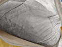 京东京造三层加厚仿羊羔绒毛毯 可铺可盖寒冬保暖毯子 摩登灰1.5x2m 实拍图