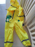 牧萌儿童雨衣男童连体套装防水全身幼儿园女孩小童 活力黄恐龙 L 实拍图