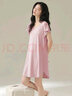 浪莎睡裙女薄款莫代尔冰丝短袖女士睡衣大码宽松休闲舒适家居服 实拍图