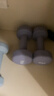 Keep 彩色浸塑哑铃 男士女士家用健身肌肉手臂塑形轻重量水蓝 2kg*2 实拍图