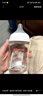 贝亲【新生儿第一个奶瓶】玻璃奶瓶宽口径奶瓶80ml SS号奶嘴 0月+ 实拍图