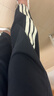 阿迪达斯 （adidas）女子棉质亲肤舒适百搭宽松运动裤毛圈布黑色香蕉裤 KA2589 S码 实拍图