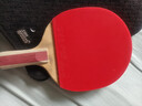 红双喜DHS狂飚六星乒乓球拍直拍双面反胶5层攻防H6006 实拍图