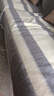 喜屋（SHERWOOD）羊毛毯 可机洗澳洲进口羊毛毯 空调办公室毯午睡毯沙发午休单人毯 灰白条纹 160cm*220cm (约2.8斤) 实拍图