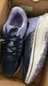 斯凯奇（Skechers）暮光鞋丨夏季减震跑步鞋男鞋网面透气软底舒适休闲户外鞋 女款-海军蓝色/薰衣草色/NVLV 37.5 实拍图