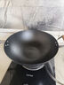 苏泊尔（SUPOR）有钛铁不粘铁锅无涂层炒锅 免开锅精铁炒菜锅 电磁炉燃气灶通用 免开锅不用养 有副手 36cm 实拍图