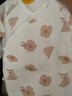 童泰婴儿衣服新生儿连体衣秋冬季夹棉保暖宝宝衣服纯棉蝴蝶哈衣2件装 粉色小花 66cm 实拍图