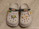 幸福玛丽（Cheerful Mario）拖鞋男孩防滑凉拖鞋中大童沙滩鞋外穿儿童洞洞鞋灰色内长22cm 实拍图